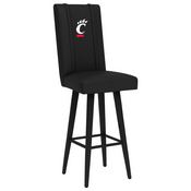 Swivel Bar Stool 2000 with Cincinnati Bearcats Logo, XZ2000BSSBLK-PSCOL13555