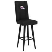 Swivel Bar Stool 2000 with Northwestern State, AGS-XZ2000BSSBLK-PSCOL13665