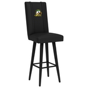 Swivel Bar Stool 2000 with Oregon Ducks Mascot Logo, XZ2000BSSBLK-PSCOL13877