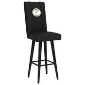 Swivel Bar Stool 2000 With Milwaukee Brewers Cooperstown, AGS-XZ2000BSSBLK-PSCOOP0125