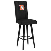Swivel Bar Stool 2000 with Denver Broncos Classic Logo, XZ2000BSSBLK-PSNFL20048