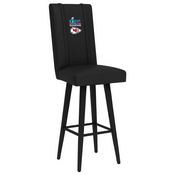 Kansas City Chiefs Super Bowl LVII Champions Logo Swivel Bar Stool 2000, XZ2000BSSBLK-PSNFL20073