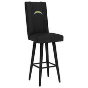 Swivel Bar Stool 2000 with Los Angeles Chargers, AGS-XZ2000BSSBLK-PSNFL20075