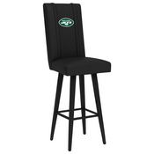 Swivel Bar Stool 2000 with New York Jets, AGS-XZ2000BSSBLK-PSNFL21015