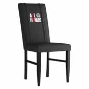 Side Chair 2000 with Los Angeles Clippers Set of 2, AGS-XZ2000SCBLK-PSNBA31015