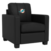 Dyno Stationary Club Chair with Miami Dolphins, AGS-XZ283SSASDCC-PSNFL20090