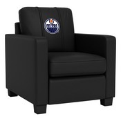 Dyno Stationary Club Chair with Edmonton Oilers Primary Logo, XZ283SSASDCC-PSNHL41010