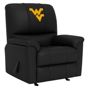Freedom Rocker Recliner with West Virginia Mountaineers Logo, XZ4105032MFRRDBLK-PSCOL13301