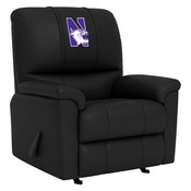 Freedom Rocker Recliner with Northwestern Wildcats Logo, XZ4105032MFRRDBLK-PSCOL13355