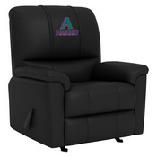 Freedom Rocker Recliner with Arizona Diamondbacks Cooperstown Primary, XZ4105032MFRRDBLK-PSCOOP0001