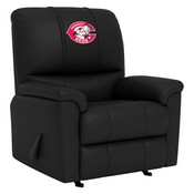 Freedom Rocker Recliner with Cincinnati Reds Cooperstown, XZ4105032MFRRDBLK-PSCOOP0140