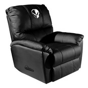 Freedom Rocker Recliner with Corvette Jake Symbol White Logo, XZ4105032MFRRDBLK-PSGMC61100