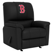 Freedom Rocker Recliner with Boston Red Sox, AGS-XZ4105032MFRRDBLK-PSMLB20033