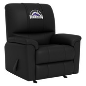 Freedom Rocker Recliner with Colorado Rockies, AGS-XZ4105032MFRRDBLK-PSMLB20080