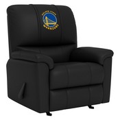 Freedom Rocker Recliner with Golden State Warriors, AGS-XZ4105032MFRRDBLK-PSNBA30088