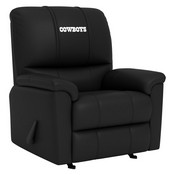 Freedom Rocker Recliner with Dallas Cowboys, AGS-XZ4105032MFRRDBLK-PSNFL20040