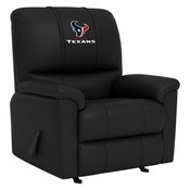 Freedom Rocker Recliner with Houston Texans, AGS-XZ4105032MFRRDBLK-PSNFL20060