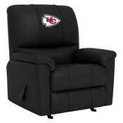 Freedom Rocker Recliner with Kansas City Chiefs, AGS-XZ4105032MFRRDBLK-PSNFL20070