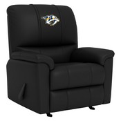 Freedom Rocker Recliner with Nashville Predators Logo, XZ4105032MFRRDBLK-PSNHL41060