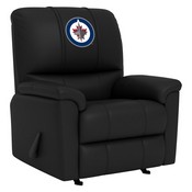 Freedom Rocker Recliner with Winnipeg Jets Logo, XZ4105032MFRRDBLK-PSNHL43010