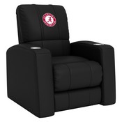 Home Theater Recliner with Alabama Crimson Tide, AGS-XZ418301RHTCDBLK-PSCOL12070