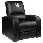 Home Theater Recliner with Corvette Jake Symbol White Logo, XZ418301RHTCDBLK-PSGMC61100