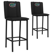 Bar Stool 500 with Florida Gators Set of 2, AGS-XZ500BSDBLK-PSCOL11020A