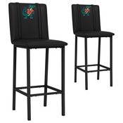 Bar Stool 500 with Florida Gators, AGS-XZ500BSDBLK-PSCOL11020A