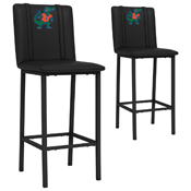 Bar Stool 500 Set of 2 with Florida Gators Albert Logo, XZ500BSDBLK-PSCOL11024A