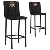 Bar Stool 500 with Ohio State Set of 2, AGS-XZ500BSDBLK-PSCOL11051A