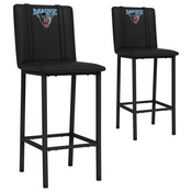 Bar Stool 500 with Maine Black Bears Logo Set of 2, XZ500BSDBLK-PSCOL12125A