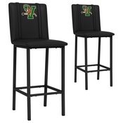 Bar Stool 500 with Vermont Catamounts Logo Set of 2, XZ500BSDBLK-PSCOL13115A
