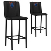 Bar Stool 500 with Virginia Cavaliers, AGS-XZ500BSDBLK-PSCOL13296A