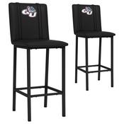 Bar Stool 500 with Gonzaga Bulldogs Logo Set of 2, XZ500BSDBLK-PSCOL13330A