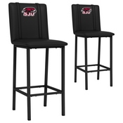 Bar Stool 500 with St Josephs Hawks Logo Set of 2, XZ500BSDBLK-PSCOL13365A