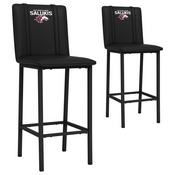 Bar Stool 500 with Southern Illinois Salukis Logo Set of 2, XZ500BSDBLK-PSCOL13486A