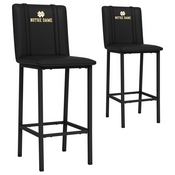 Bar Stool 500 with Notre Dame, AGS-XZ500BSDBLK-PSCOL13820A