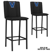 Bar Stool 500 Set of 2 with Villanova Athletics, AGS-XZ500BSDBLK-PSCOL13885A