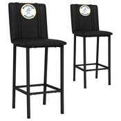 Bar Stool 500 with Milwaukee Brewers Set of 2, AGS-XZ500BSDBLK-PSCOOP0125A