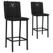 Bar Stool 500 with Stingray Set of 2, AGS-XZ500BSDBLK-PSGMC61085A