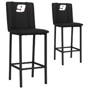Bar Stool 500 with Chase Elliott Set of 2, AGS-XZ500BSDBLK-PSHMS0010A