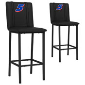 Bar Stool 500 with Kyle Larson Set of 2, AGS-XZ500BSDBLK-PSHMS0020A