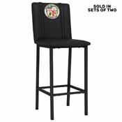 Bar Stool 500 with City of Los Angeles Seal Set of 2, XZ500BSDBLK-PSLAPD0002A