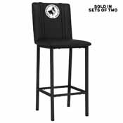 Bar Stool 500 with LAPD K9 Primary Set of 2, XZ500BSDBLK-PSLAPD0004A