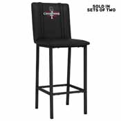 Bar Stool 500 with Texas Rangers 2023 Champions Logo Set of 2, XZ500BSDBLK-PSMLB22072A