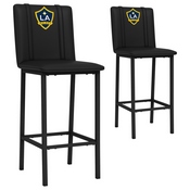 Bar Stool 500 with LA Galaxy Set of 2, AGS-XZ500BSDBLK-PSMLS90031A