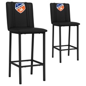 Bar Stool 500 with FC Cincinnati Set of 2, AGS-XZ500BSDBLK-PSMLS90140A