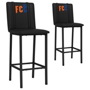 Bar Stool 500 with FC Cincinnati Set of 2, AGS-XZ500BSDBLK-PSMLS90140A