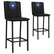 Bar Stool 500 with CF Montreal Primary Logo Set of 2, XZ500BSDBLK-PSMLS90250A