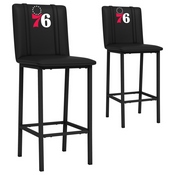 Bar Stool 500 with Philadelphia 76ers, AGS-XZ500BSDBLK-PSNBA32011A